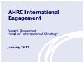 ARMA International Presentation