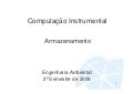 Computação Instrumental - Armazenamento
