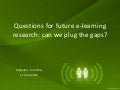 Armellini Future Research Questions elearning
