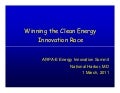 ARPA-E Energy Innovation Summit 2011 Keynote Presentation: Secretary Steven Chu