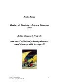 Arp Report Erika Rimes 2007