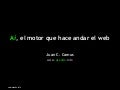 Arquitectura de información, el motor que mueve al web