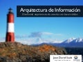 Arquitectura de información, construyendo UX con bases sólidas.