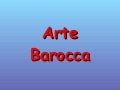 Arte barocca