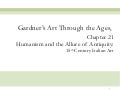 Italian Renaissance--Ch. 21