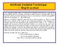 Artificial Variable Technique –