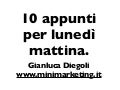 10 consigli per i piccoli imprenditori da applicare lunedì mattina