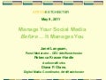 ArtsWestchester Managing Social Media