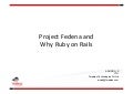 Project Fedena and Why Ruby on Rails - ArvindArvind G S