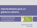 Asamblea Extremadura: oportunidades para un parlamento abierto