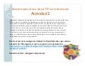Asesoría para el uso de las tic    actividad 2
