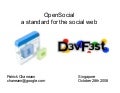 Google Devfest Singapore - OpenSocial