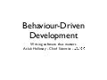 Aslak Hellesoy Executable User Stories R Spec Bdd