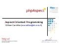 Aspect-Oriented Programming for PHP