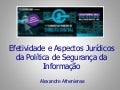 Aspectos jurídicos da Política de Segurança da Informação