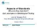 Aspects of Standards