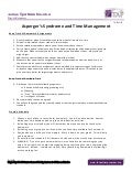 Asperger&rsquo;s Syndrome and Time Management