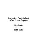 After School Program Handbook