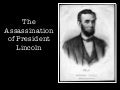 Assassination Of Lincoln