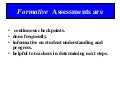 Assessment Strategies