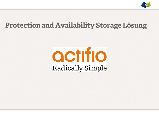 ASSISTRA präsentiert Actifio