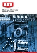 ASV Electrical Electronic Cleaners Selection Chart 2011