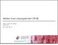 Ateliers & Accompagnement dans la CRGE