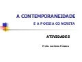 Atividades Contemporaneidade
