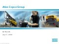 Q2 2009 Earning Report of Atlas Copco
