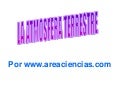  LA ATMOSFERA TERRESTRE  