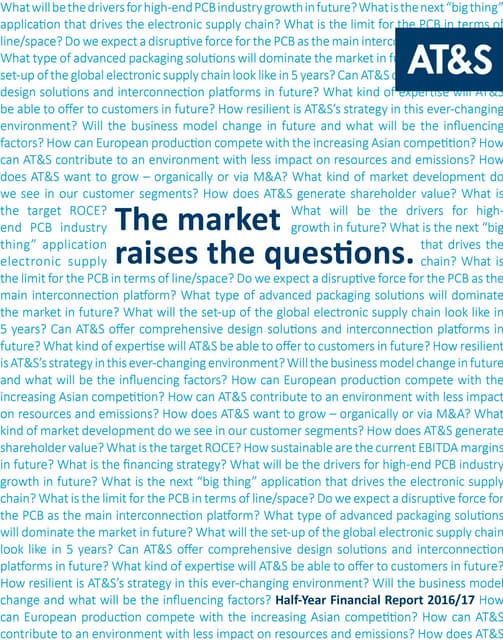 AT&S Half-Year Financial Report H1 ...