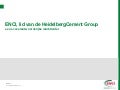 ENCI, lid van de HeidelbergCement Group - een ecoverantwoordelijke marktleider