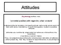 If you cannot change attitude, then change behavior ?