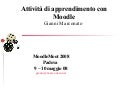 Attività Di Apprendimento Con Moodle