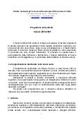 Attività programmate 2003-2005