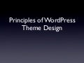 American University WordPress Theming Lecture