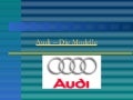Audi – Die Modelle