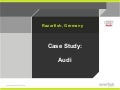 Audi Relaunch Case Study 2002