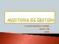 AULA 6 AUDITORIA DE GESTIÓN LILIANA BUENO CAMBA