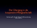 "Der Übergang zur Webgesellschaft"