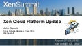 Xen Cloud Platform Update