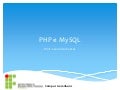 Banco de dadados MySQL com PHP