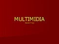 Aula Inicial - disciplina Multimidia