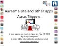 Aurasma lite and Other Apps - auras triggers - May 13 2012