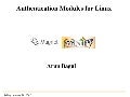 Authentication Modules For Linux - PAM Architecture