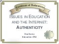 Authenticity