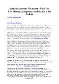 Autism spectrum treatment   find out the history, symptoms and treatment of autism