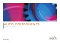 Indian Auto Components Industry Presentation 060109