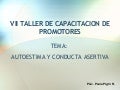 Autoestima Y Conducta Asertiva