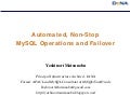 Automated master failover